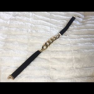 Black and Gold Choker